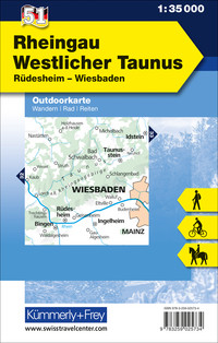 Deutschland, Rheingau, Westlicher Taunus, Nr. 51, Outdoor 1:35'000