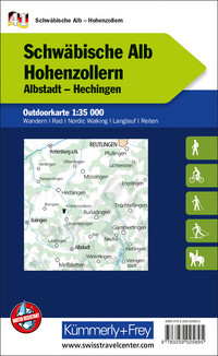 Deutschland, Schwäbische Alb - Hohenzollern, Nr. 41, Outdoorkarte 1:35'000