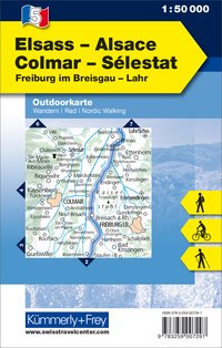 Frankreich, Elsass - Colmar - Sélestat, Nr. 5, Outdoorkarte 1:50'000